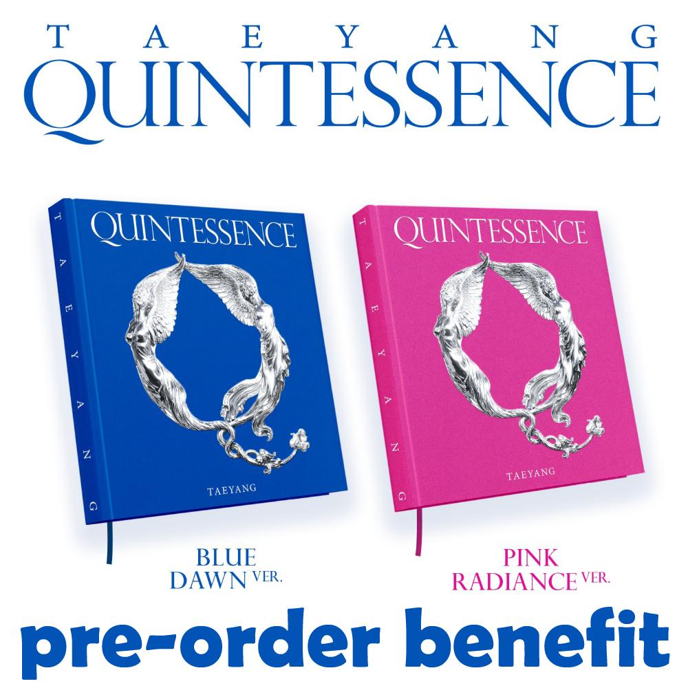 

Pre-order TAEYANG QUINTESSENCE Album & YG SELECT POB Random ver.