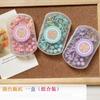 75pcs Creative Macaron Pushpin, Soft Wooden Board, I-shaped Nail, Flat Head Ball, Earth Wall Nail, Press Nail
