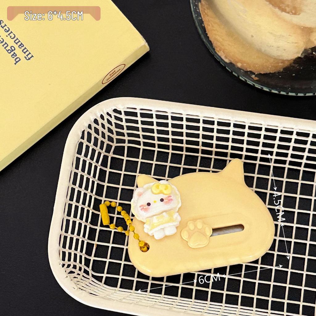 Cute Cat Craft Knife for Packages, Scrapbooking, & Paper Cutting - Portable Ice Cream Style