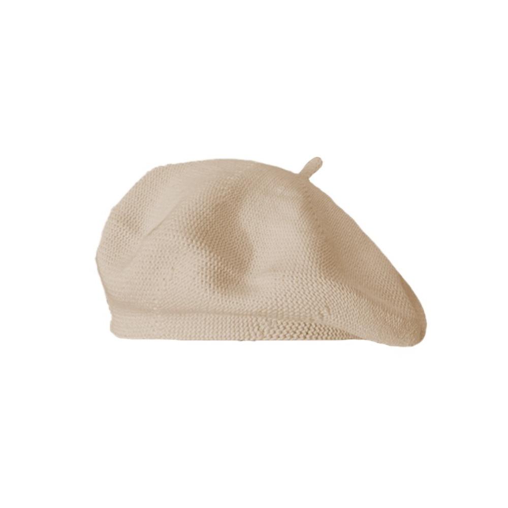 Keep Warm Women Berets Knitted Artist Hat Elegant British Beanie Hat  Girls