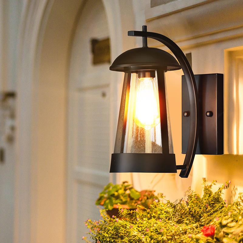 Led Outdoor Wall Lamp, Outdoor Courtyard Balcony, Garden Wall Lamp, Antique Decorative Lamp