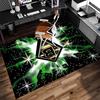 1 Stück Borussia Mönchengladbach Logo Teppich - Weich, Waschbar, Rutschfest für Innenbereich, Bürostühle, Wohnzimmer, Heimbüro, Dekorativer Teppich