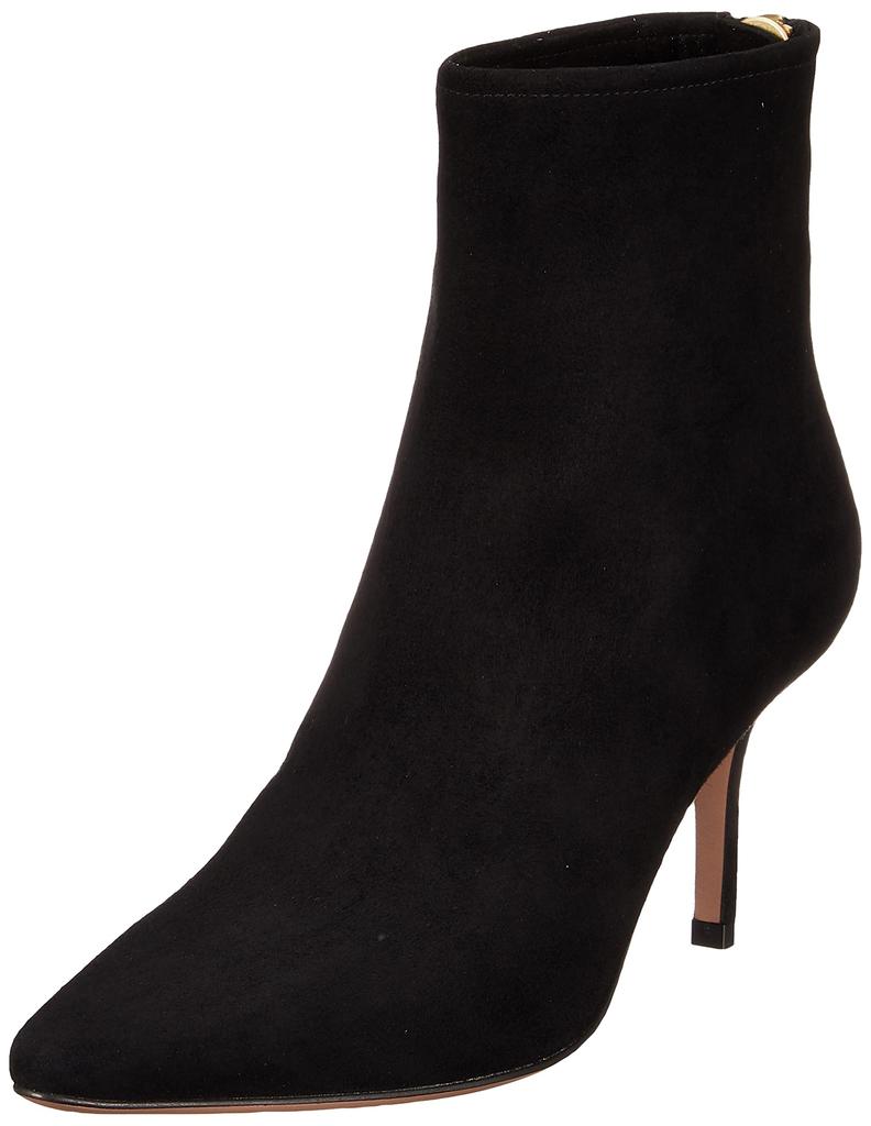 Ankle Boots 7559 NEBI80 SOFT POINTED TOE BACK ZIP SHORT BOOTS 8cm Black [PELLICO]