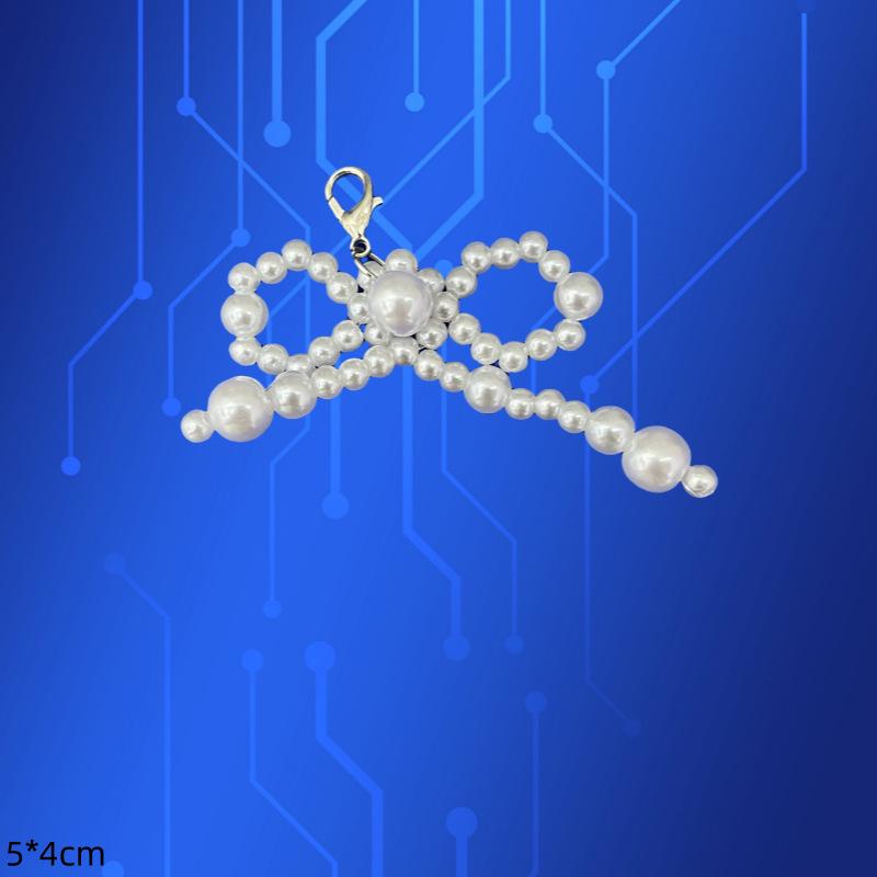 Bow Tassel Pearl Earrings - Elegant Shoelace Design for Women