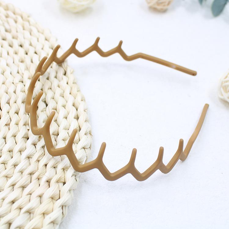 Women's Geometric Frosted Headband - Wide, Simple, Candy-Colored Hair Accessory