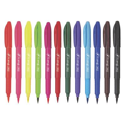 Set Creativo de Rotuladores Pincel De 1 Color Multicolor Punta Flexible Para Caligrafía Lettering Dibujo Y Coloreado Artístico
