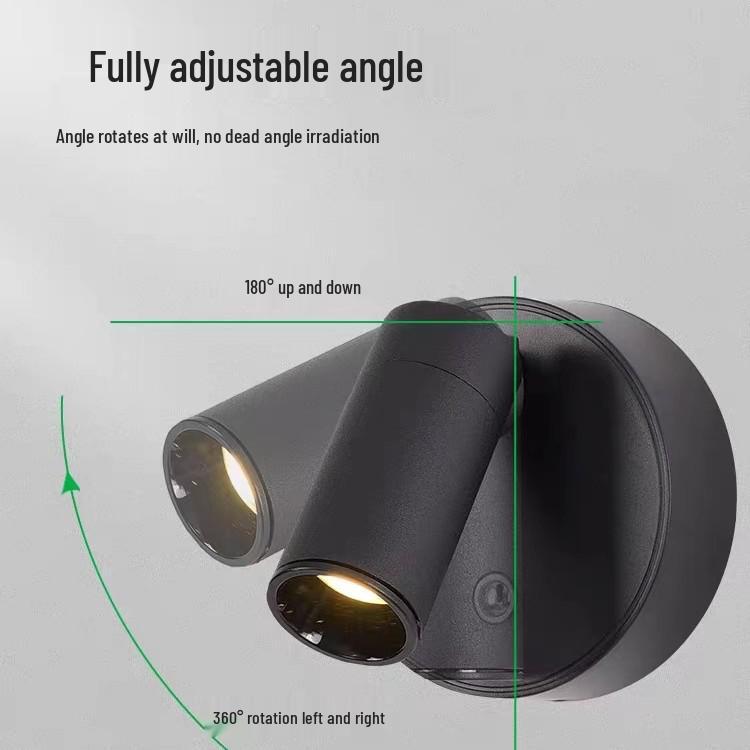 USB Rechargeable Magnetic Wall Light: Wireless Spotlight & Night Light for Corridors