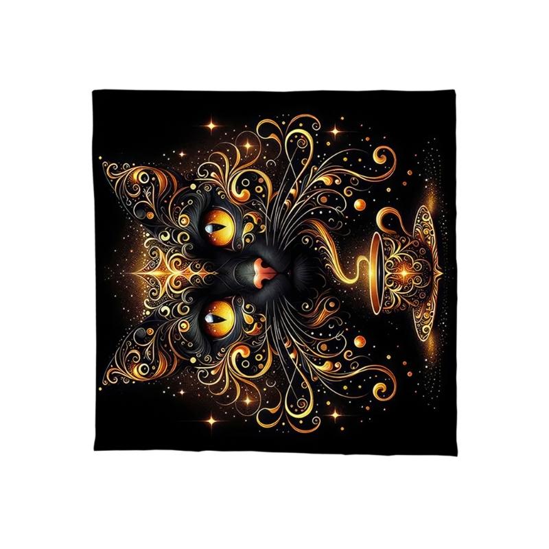 Luxurious Velvets Tarots Cloth Soft Velvets Divination Mats Mystical Symbols Enhances Spiritual Practice