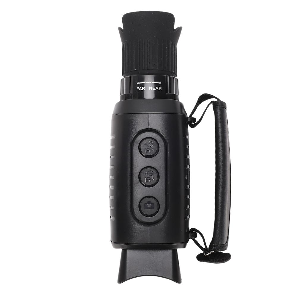 2.5K Night Monocular Infrared Scope with 10X Zoom 7 Adjustment 800m Range Rechargeable HD Camera for Hunting Camping