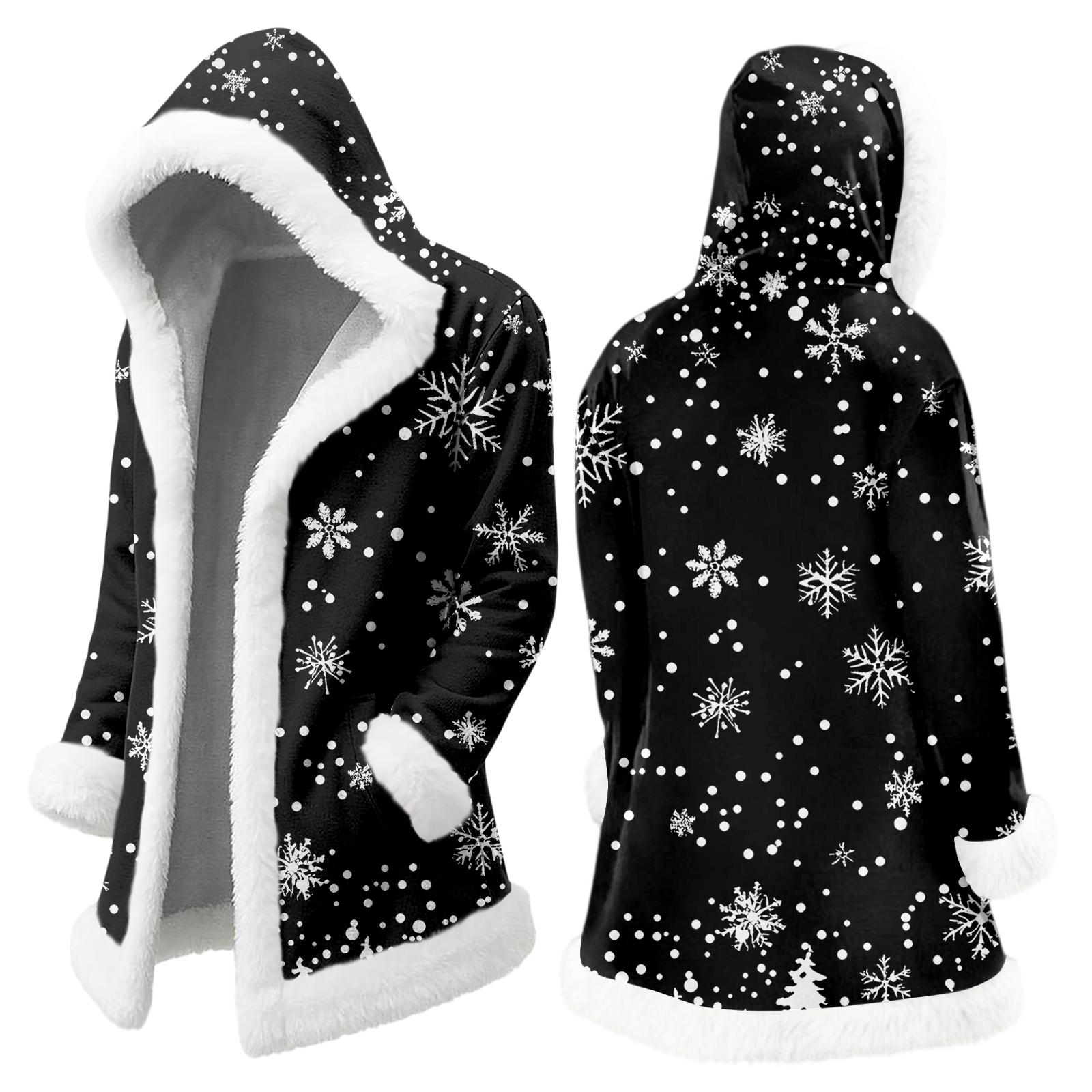 Men s Casual Christmas Print Jacket L