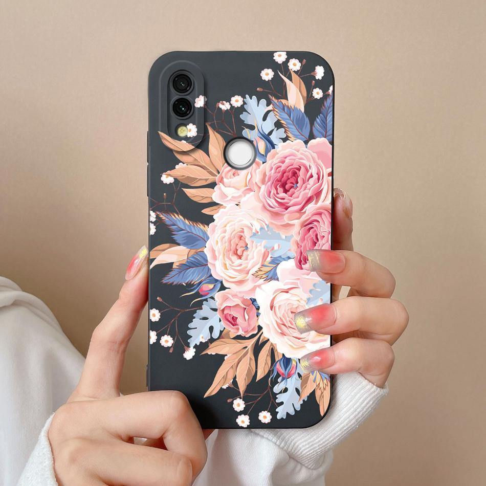 Case For Xiaomi Redmi 7 Cute Candy Painted Cover For Redmi7 Soft Liquid Silicone Upgrade Lens Protection Anti Drop Phone Shell