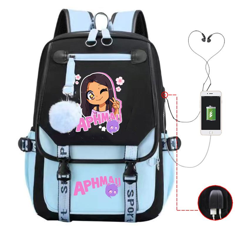 Cute Cartoon Junior High School Student Schoolbag Female Lightweight Large-Capacity Student Backpack