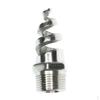 1Pc Durable Stainless Steel Spiral Cone Nozzle Spray Sprinkler Head 1/4'' To 1-1/2'' , The Angle