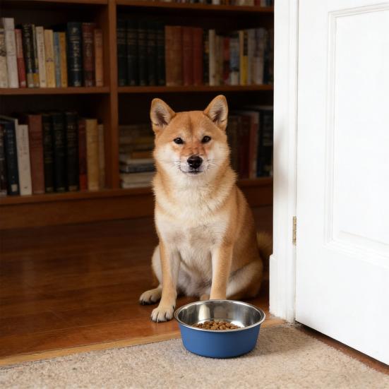 Stainless Steel Dog Bowl Cat Food Bowl with Anti-Slip Bottom Safe Easy to Clean Water Food Bowl for Cats And Dogs Feeding And Drinking