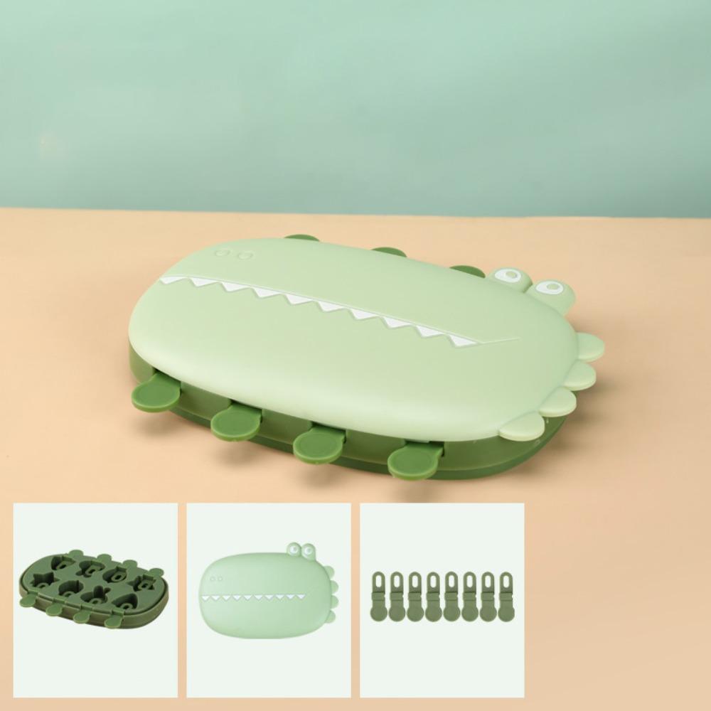Dust Cover Ice Candy Maker with Ice Storage Box Ice Lolly Mold Cute Ice Pop Molds  Summer