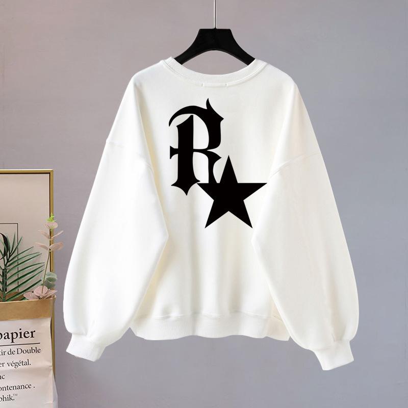 Wholesale sweater women s spring and autumn 2025 autumn clothing new fashion foreign style velvet thickened student winter models S
