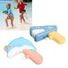 2pcs Kids Water Toy Multipurpose Portable Cartoon Dolphin Leakproof Water Launcher Toy for Outdoor Water Fight