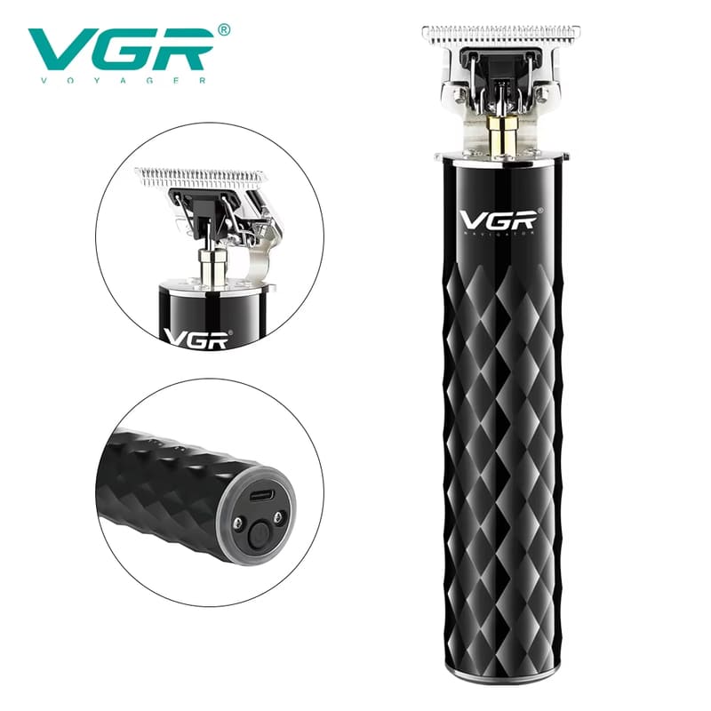 Men's Universal All-metal Oil-head Hair Clippers Stainless Steel Blade Full Body Washable Waterproof Rechargeable Electric Hair Clippers and Razors