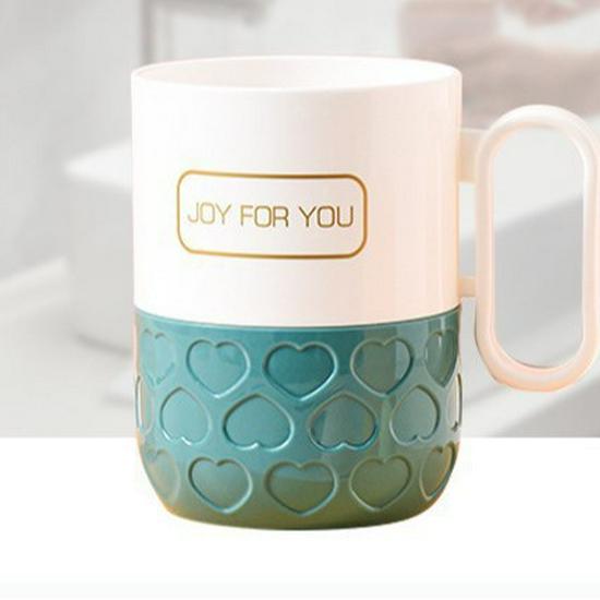 Thick Plastic Cartoon Bathroom Cup - Universal Mouthwash, Toothbrush Holder & Water Cup 301-400ml