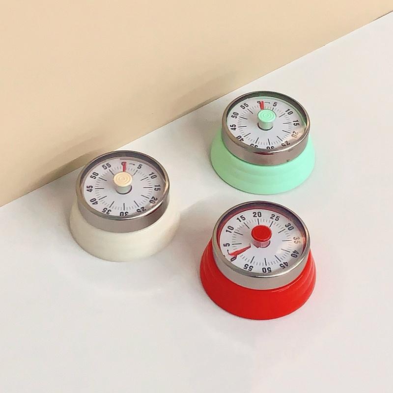 Mechanical Kitchen Timer Visible Magnetic Countdown Alarm for Home Baking Cooking Outdoor Picnic Time Reminder
