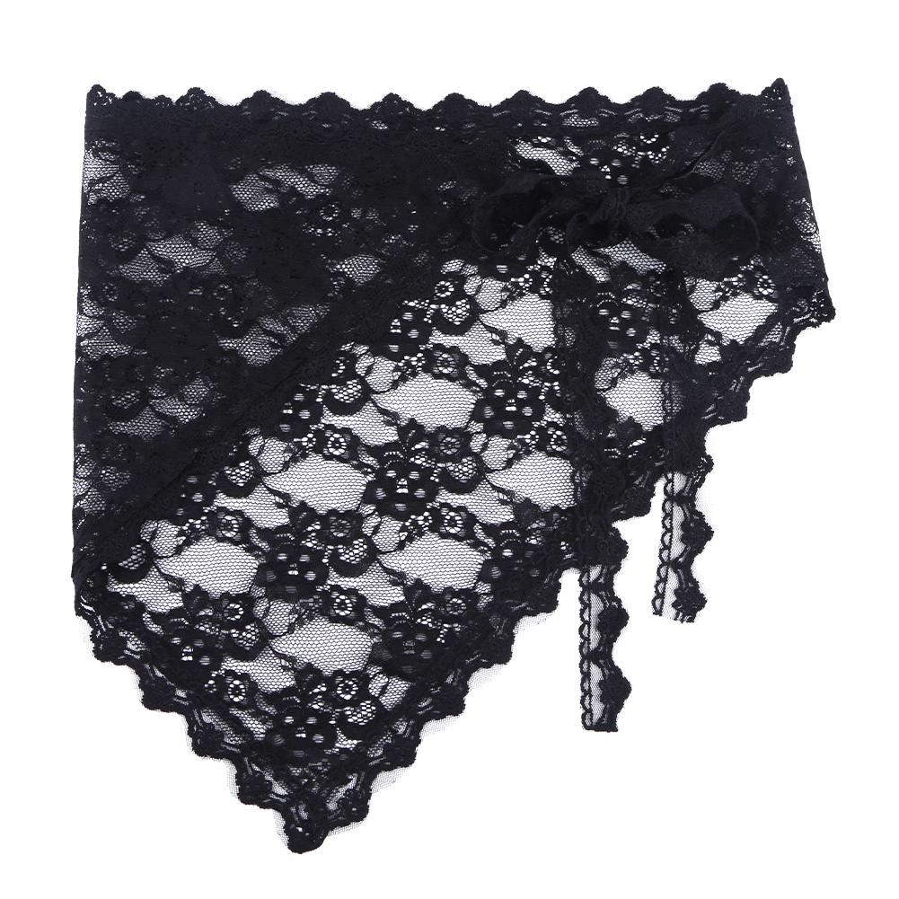 

Lace Butt Curtain Skirt Breathable Lace Layered Gauze Skirt Multi-Purpose Fashion Layering Fart Curtain for Shopping Party Decor чорний