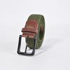 Korean Style Elastic Woven Canvas Belt for Men and Women - Casual and Versatile