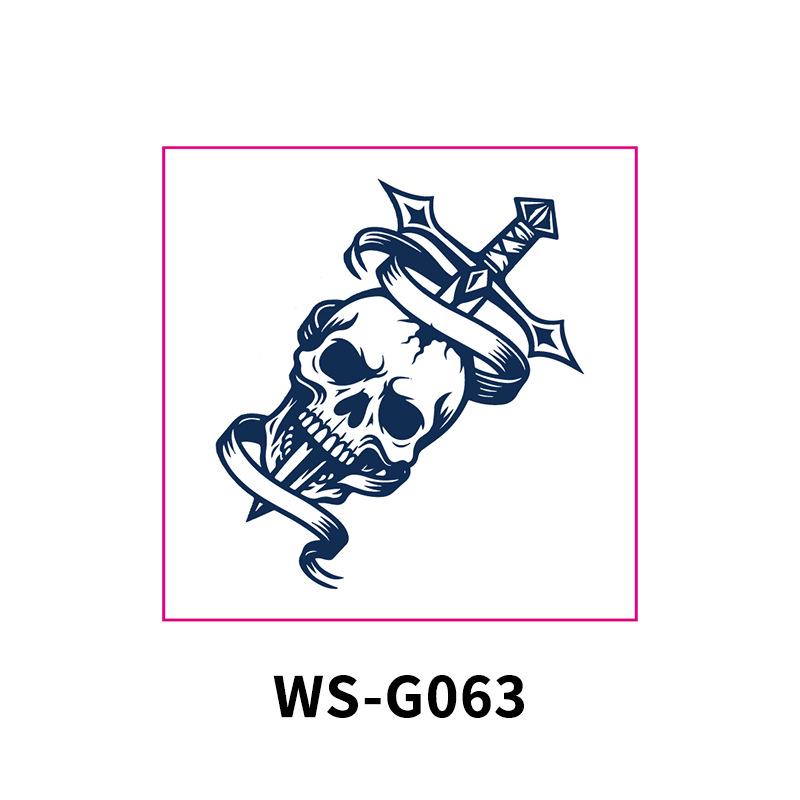 Waterproof Full Arm Flower Tattoo Stickers - Semi-Permanent for Men & Women