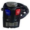 Handlebar Motorcycle Control Switches Assembly for Horn and Turn Signal Use, Replacement Part with Harness
