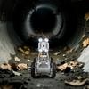 Sewer Pipe Inspection Robot, 197FT/60m Pipeline Detection Crawling Robot with 2MP Front/Rear Camera & Touchscreen Tablet, IP68 Plumbing Camera with