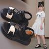 Girls sandals summer 2025 new sports wear princess shoes medium and large children soft sole primary school children beach shoes