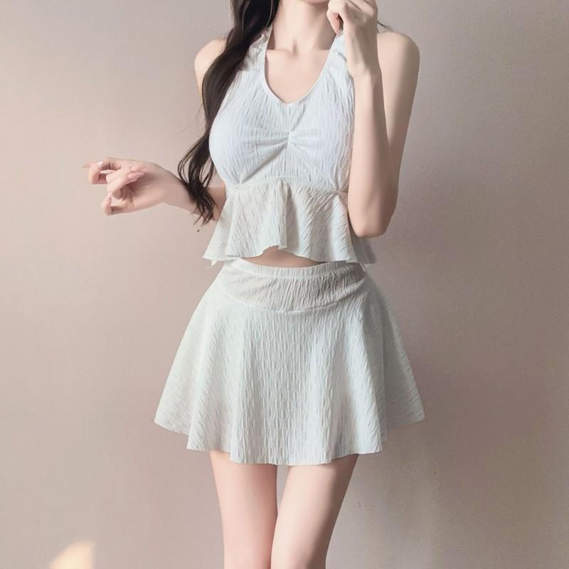 

Atmosphere Swimming Suit Women s Split Two-piece Set Dopamine Color Vacation Hot Swimsuit Women L is suitable for 100-110 kg