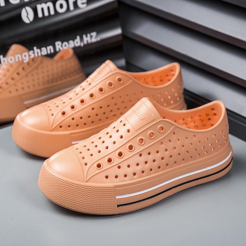 Women's Waterproof Breathable Slip-On Sandals with Thick Sole for Outdoor Summer Activities