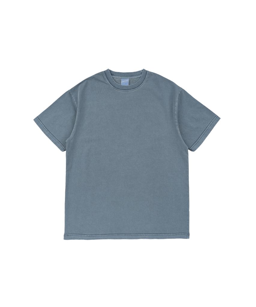 BECANVAS Becanvas 32S 2-Ply Pigment Dyed Shortsleeve (Blue)
