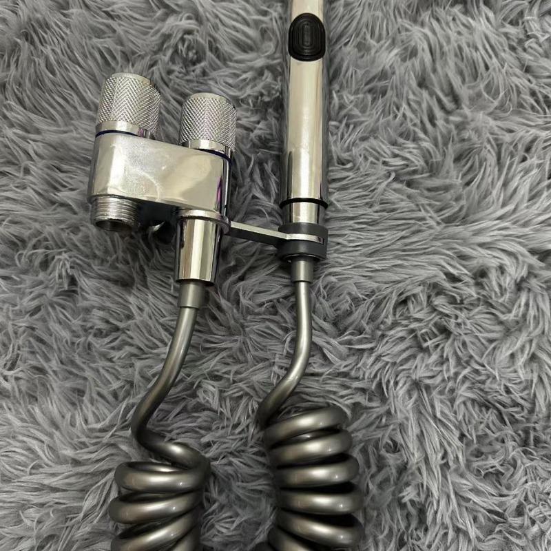 3-in-1 Bidet Spray Gun and Angle Valve Set - High Pressure Toilet Cleaner with 1 In 2 Out Faucet, All Copper Construction