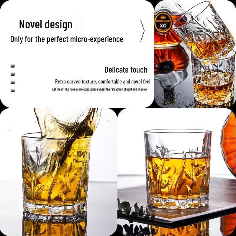 Chuanqi Glass Whisky Glasses (Set of 2)