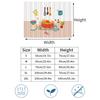 No Punching Cabinet Curtains Velcro Curtain Decorative Wardrobe Bookcase Curtain Cupboard Covering Cloth for Kitchen