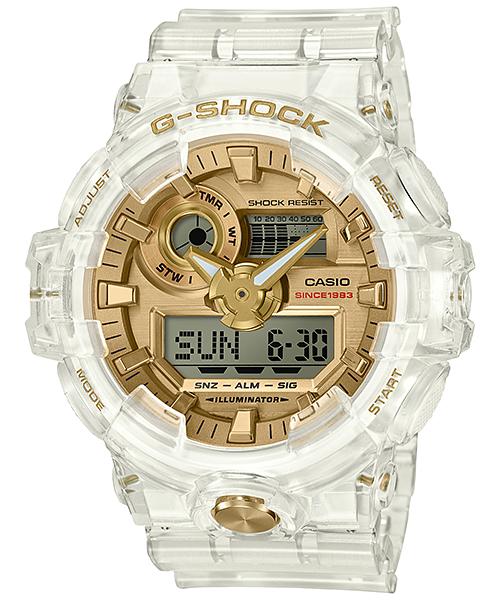 

Casio Men s Resin 200M Water Resistant Analog Shock Resistant Quartz Watch GA-735E-7A белый