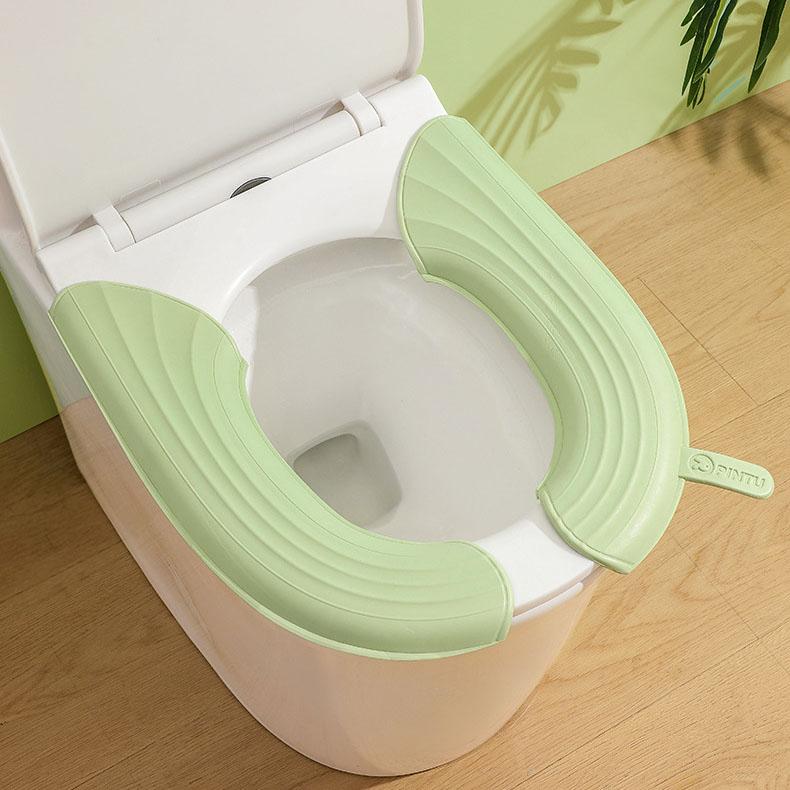 

Романтическая красота Водонепроницаемый туалетный коврик Зимний портативный туалетный стул EVA Утолщенный чехол для туалета