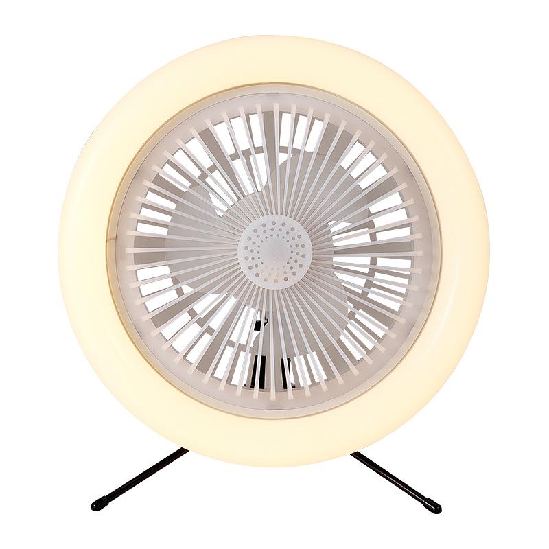 Nordic Minimalist Solar-Powered Multi-Function Camping Fan Light