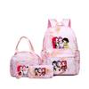 Kpop Witch Hunter Backpack Lunch Bag Pencil Case Set Anime Fashion Student School Bag