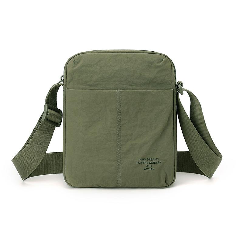 Men's Nylon Crossbody Bag Lightweight Water Resistant Shoulder Sling Messenger Travel Bag