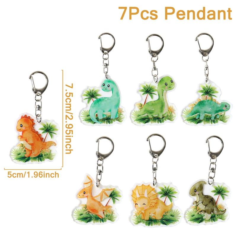 5pcs Jungle Animal Keychains Safari Animal Keychains Lion Giraffe Elephant Key Chains Animal Theme Decor for Baby Shower Party