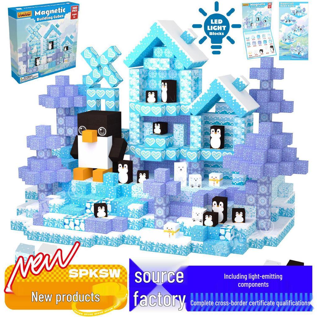 Mine Cave Magnetic Building Blocks: Aobei Star Toy for Children