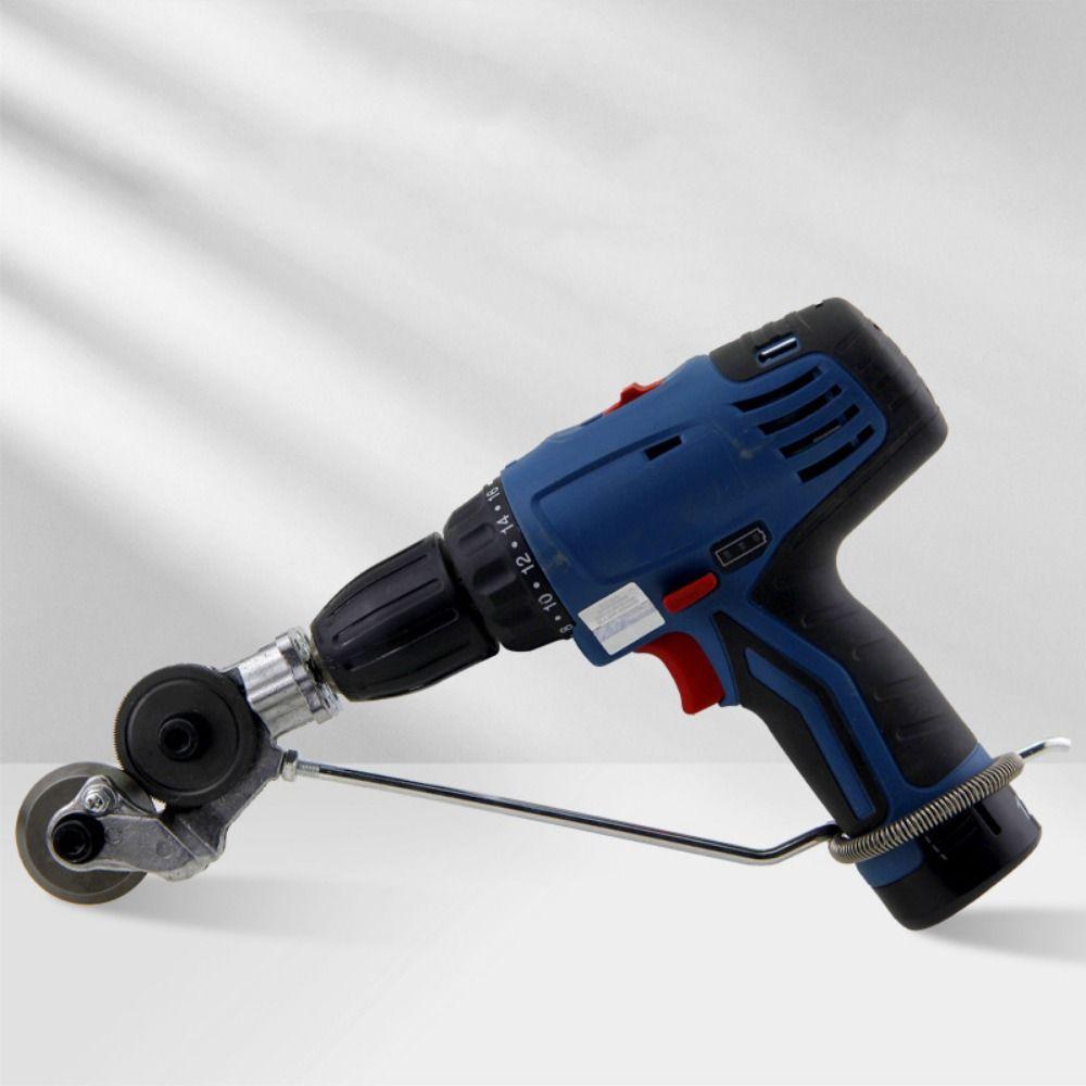 Free Cutting Electric Drill Plate Cutter Metal Punch Scissors  Cutting Iron Steel Copper