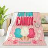 Brown Rust Color Printed Blanket for Sofa Bed Travel Camping Living Room Office Conditioning Blanket for All Seasons Gifts