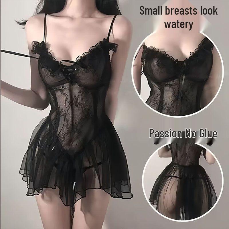 Lace Open Crotch Plus Size Passionate Lingerie Set