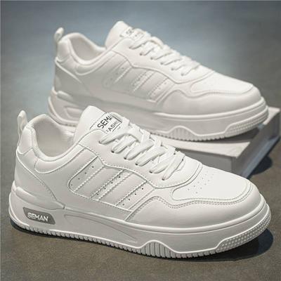 Herrenschuhe Sommer neu atmungsaktiv vielseitig weiß lässige Board-Schuhe Student Plattform Sportschuhe lässige kleine weiße Schuhe Herren