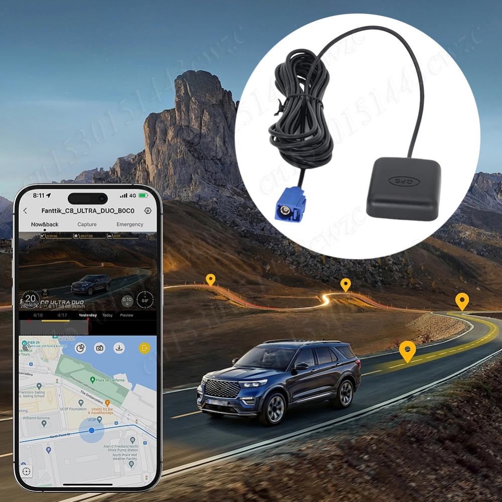 Active Car External Positioning Satellite Antenna with FAKRA Interface MFD2 RNS2 RNS 510 MFD3 RNS-E Car Navigation GPS Antenna