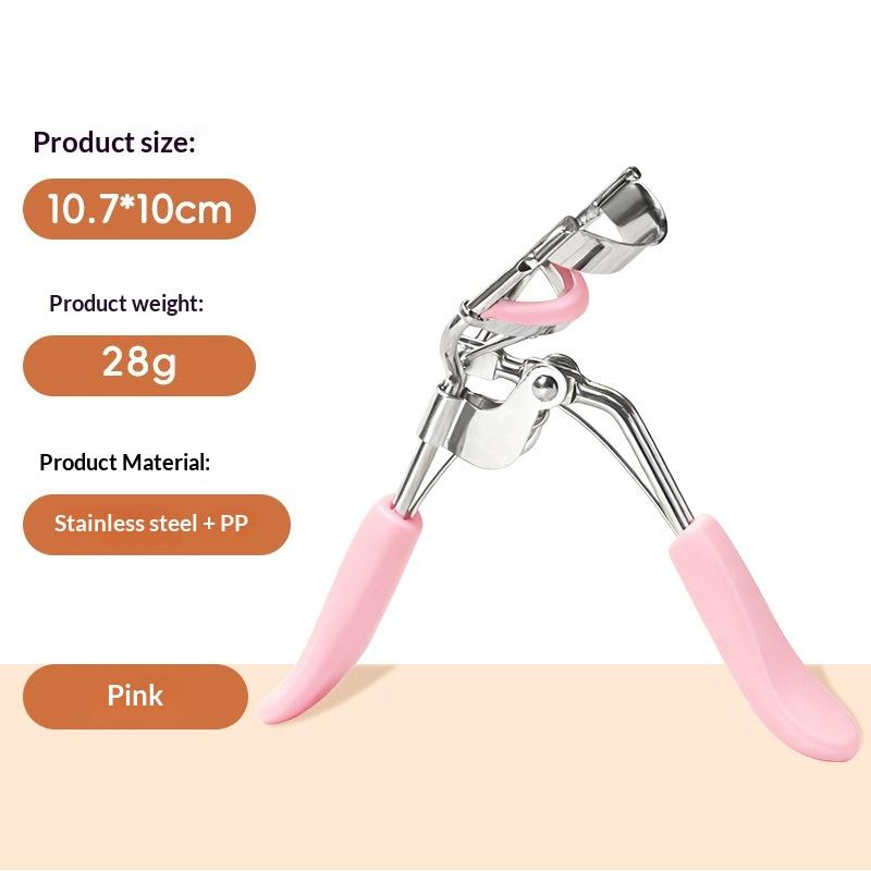 Makeup Eyelash Curler For Women Long-Lasting Eyelashes Curling Eyelash Aid Lash Brush Eye Makeup Tool 1 розовый