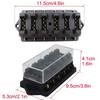 KILIGEN Universal Car Truck Vehicle 6 Way Line Car Medium Fuse Box Block